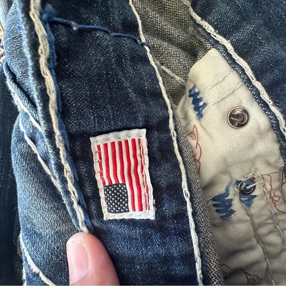 Rare True Religion BlueLabel Ricky SuperT in 